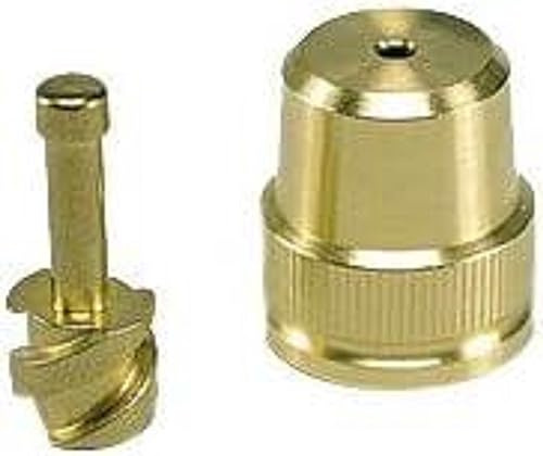 GLORIA Messing-Hohlkegeldüse mit Zerstäubereinsatz | Ø 2 mm | Profi-Düse | Hohkegeldüse Typ G-H 116-80 (80° Sprühwinkel) inkl. Zerstäuber für Hochleistungs- & Rückensprüher (außer Typ 2000)