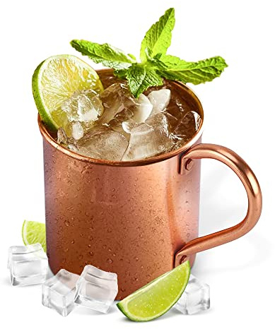 Solid Copper Moscow Mule Copper Mug Authentic Moscow Mule Mugs Unlined 16 oz
