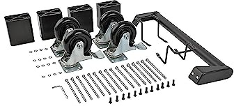 Tripp Lite Charging Station Cart Conversion Kit w/Handle, Casters & Power Cord Manager for 16-Device AC & USB Charging Stations (CSHANDLEKIT2)
