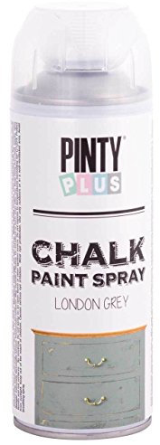 Pinty Plus - Vernice spray a gesso, 400 ml, 817, colore: Grigio Londra