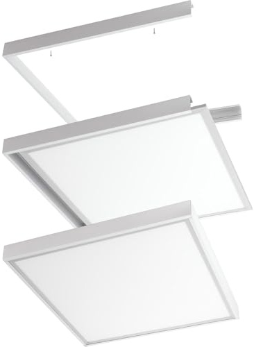Tessileio di Montaggio Superficie Montata Pannello LED 60x60Cm | Greenice
