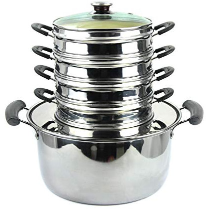 NO Small bamboo steamer stainless steel steamer steamer steamer Commercial