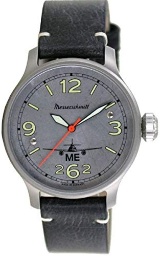 Knivschmitt Automatisk klocka för män med läderrem ME262-42AERO-L, Vintage, klassisk, sport