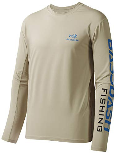 Bassdash Camisetas de Pesca para Hombre protección Solar UV UPF 50+ Camiseta de Manga Larga