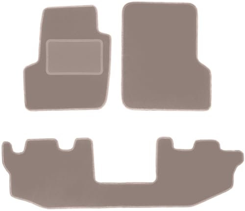 Wielganizator Automatte – Passend für Jeep Wrangler TJ SUV 1996-2006 – Velours – Autozubehör - Praktische Fußmatte Auto – 4-teilig - beige