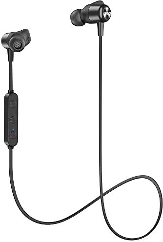 UXD Cuffie Bluetooth, Auricolari Bluetooth Wireless, 20 Ore Cuffiette Hi-Fi Senza Fili, IPX7 Impermeabili, Cuffie Sport per Corsa, Fitness (nero)