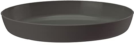 VERDENIA Azalia 20580 - Sottovaso per piante ed erbe aromatiche, per interni, in plastica, leggero, stabile, rotondo, in molti colori, Ø 11 cm, 15,5 cm, grigio