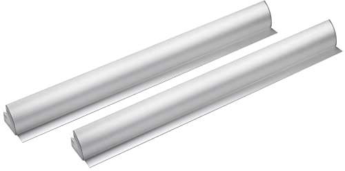 enjoy solar Panel solar de aluminio de 550 mm, alerón de sujeción para techo en color plateado, Adecuado para autocaravanas, caravanas y barcos