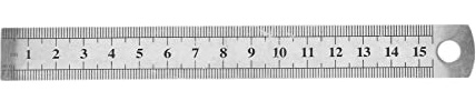 15 cm Lineal aus Edelstahl Messwerkzeug