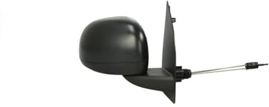 CG94 - Specchietto Retrovisore Esterno Nero per Auto F. PANDA 2012 (312, 319) con Regolazione Manuale- Calotta Nera (Lato Destro- passeggero)