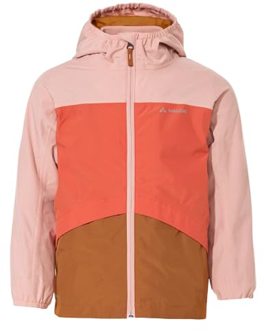 VAUDE Unisex Kinder Kids Escape 3in1 Jacket Doppeljacke, Silt Brown/rose, 158-164 EU