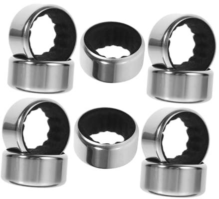 IMIKEYA 10pcs Stainless Steel Wine Drip Collar Leakproof Wine Bottle Drip Ring Metal for Kitchen and Bar