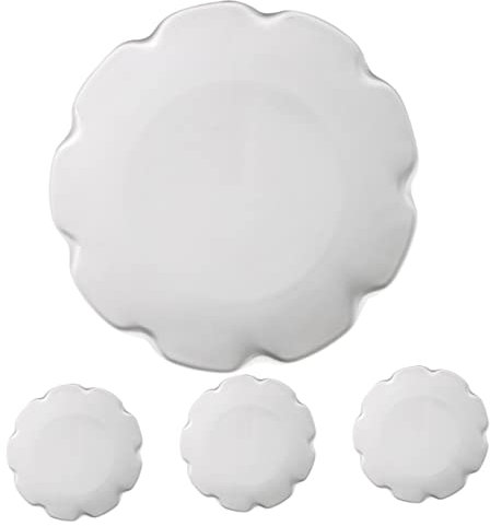 COLLBATH 4 Pezzi Piatti in Ceramica Per Alimenti Piatti Decorativi Per Bistecche Sicuri E Resistenti