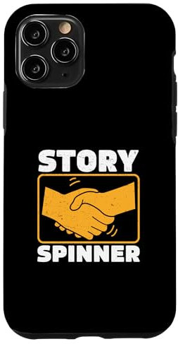 Hülle für iPhone 11 Pro Story Spinner Funny PR-Manager PR-Spezialisten
