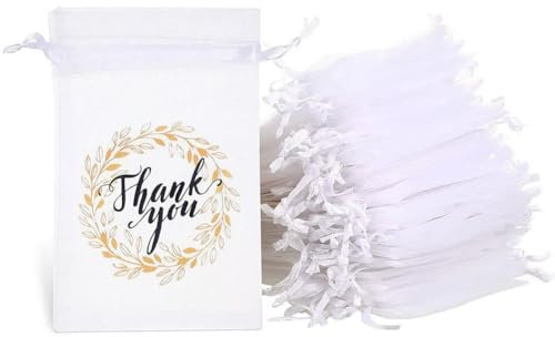 Dinntty 50 Stück Organzabeutel, Kleine Beutel, Kleine Organza-geschenkbeutel, Süßigkeiten-geschenkbeutel, Hochzeitsbevorzugungsbeutel, Netz-kordelzugbeutel Für Hochzeit, Weihnachten