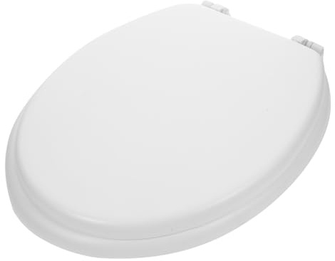 Veemoon Sedile Del Water in Schiuma Morbida Allungato, Cuscino Supporto Confortevole Struttura Ispessita, Sostituzione Per Wc Vintage Per Bagno Domestico, Facile Da Pulire e Rimuovere