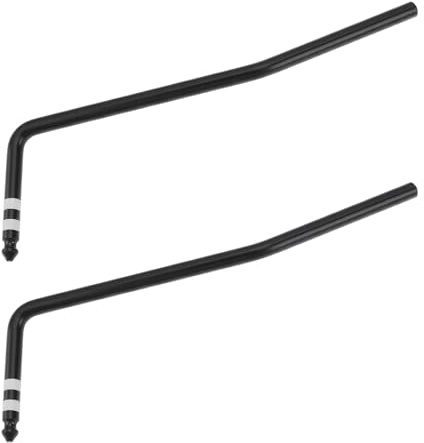 Briny River 2 Pezzi 6 Mm Leva Tremolo Per Chitarra Compatibile Con Ibanez Edge Lo-Pro Compatibile Con Edge Pro Nero