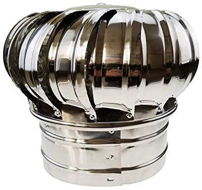 Camino a comignolo con Testa Girevole in Acciaio Inox da 110-400 mm, con Testa Girevole, Parte Superiore, Cappello, Camino a comignolo con Testa Girevole, Camino a comignolo con Testa girevo