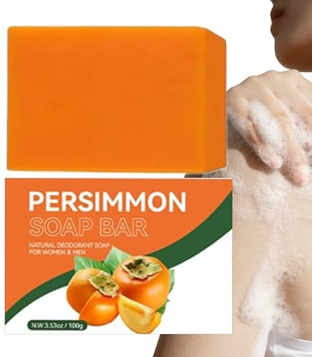 Sapone Di Cachi, Sapone Per Il Corpo Dei Cachi Naturali Per Gli Anziani Odore, Saponi Fatti A Mano Per Odore Per Il Corpo, Sottili Cachis Pulizia Che Barra Idratante, Cola Tutti I Tipi Pelle