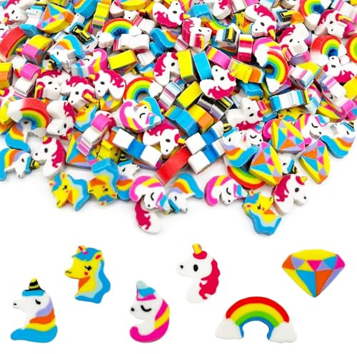 JYSNOW 50 Piezas Gomas de Borrar Divertidas, Borrador para Niños, Kawaii Gomas, para Recompensas de Escuela, Oficina, Regalos Cumpleaños Niños Colegio (Estilo 3)