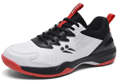 PENXZT Zapatos De BáDminton Hombre, Zapatillas Tenis Interior y Exterior Deportivas Ligeras Transpirables Antideslizantes,A,38 EU