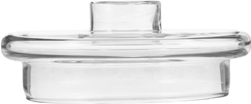 Coperchio in Vetro per Teiera, Vetro Borosilicato Resistente | Ricambio per Teiera, Adatto a Campeggio e Casa, Pratico e Resistente al Calore