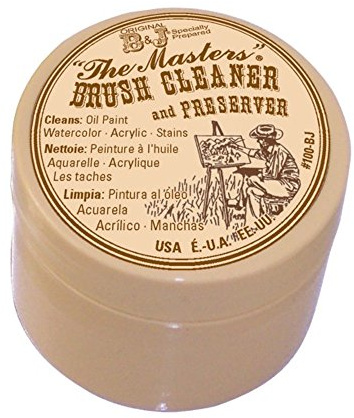 1 Ounce The Master's Brush Cleaner & Preserver 100-BJ | Künstlerpinselseife entfernt Öl, Acryl, Aquarell, Gouache- und Temperafarben sowie Tinte, Farbstoff, Flecken und Lack