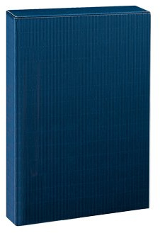 10 Stück Dekowell Classic Saphir für DREI Flaschen Wein, Geschenkkarton, Flaschenverpackung, Weinverpackung