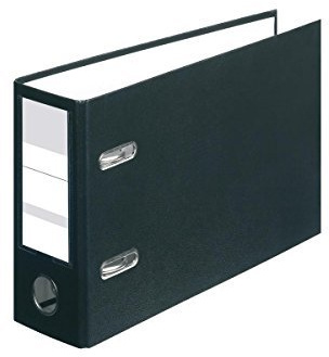 Ordner / quer / DIN A5 / 80mm breit / Farbe: schwarz