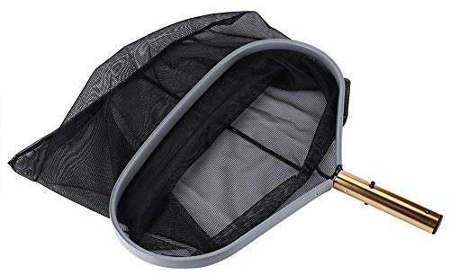 Dwawoo Leaf Net Rake, Schweres Schwimmbad Filter Net Skimmer Pool Leaf Frame Mesh für Pool, Brunnen, Aquarium, Teiche Schwimmzubehör