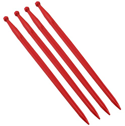 Frontladerzinken | 1000 mm | M22 Gewinde | von SHW | 4 Stück | Großballenzinken | Zinken | Frontladerspieß | Ballenspieß | Schwerlastzinken | Traktor | Schlepper | Ballengabel