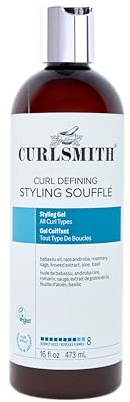 Curlsmith Curl Defining Styling Soufflé | Gel mit starkem Halt für Locken, Definition, Curl Custard zur Frizz-Kontrolle, Alle Lockentypen, Vegan, 473 ml