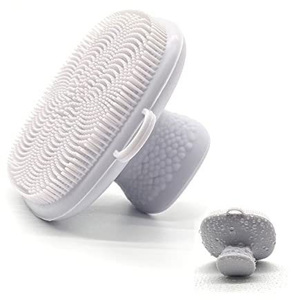 PeaMirmy Silikon Gesichtsreinigungsbürste, Manuelle Scrubber Pads Silikon Gesichts Reiniger Massager Sanft Mitesser-Entferner Akne Porereinigungsmittel Bürste Tiefreinigung