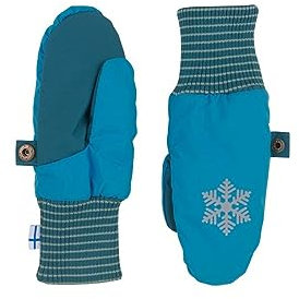 Finkid Jungen Handschuhe RUKKANEN 1632028 in türkis, Kleidergröße:M, Farbe:türkis