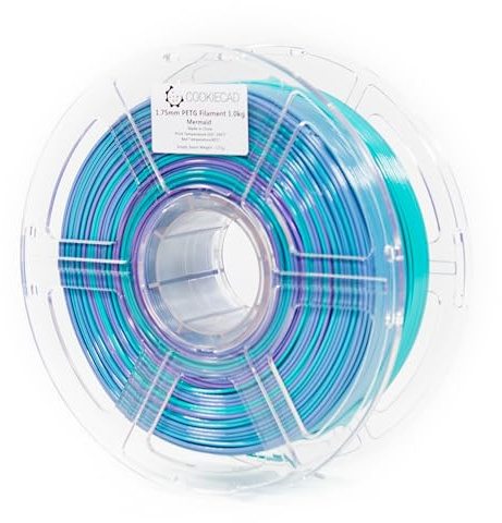 Cookiecad Mermaid PETG 3D Printer Filament 1.75mm 1kg