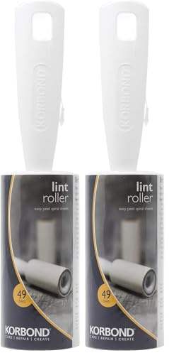 Korbond Lint 7.4m, 1 Roller, White (Pack of 2)