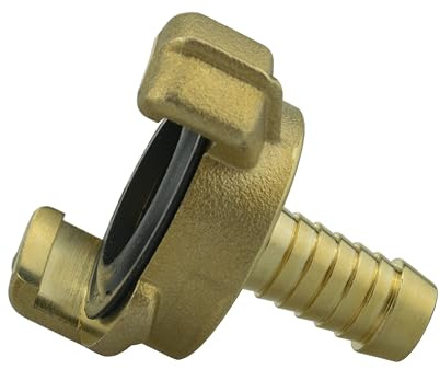 Garden Watering Solid Brasshosepipe Claw Fittings/connectors hosetails as Used by Professional Gardeners,Landscapers and Nursery Workers (Pack of 2) (1.2 Barb x2)