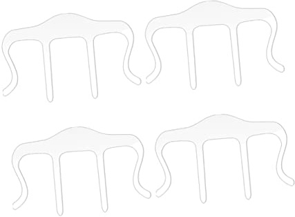 AOKWAWALIY 4 Stück Buchbinder-Buch-Seitenhalter Musikbuchhalter Musikbuch-Seitenclip Metronom für Klavier Notenständer Clips Notenbuchmarken Seiten Acryl Student Daumen