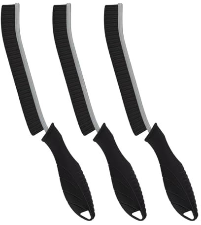 SXhyf Hartborsten Eckenreinigungsbürste, Fugenbürste, Pureclean Bürste, Ecken Reinigungsbürste,Bürste Reinigung Wird Für Familien Reinigung, Küche, Badezimmer Reinigungswerkzeuge Verwendet (Schwarz)