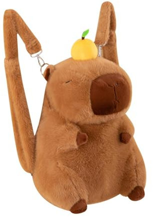 Oshhni Capybara Rucksack, lustiger Rucksack, Reiseplüsch, Cartoon-Rucksack, für Outdoor