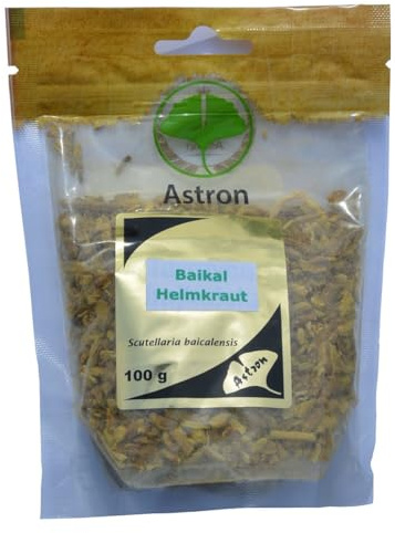 Baikal Helmkraut Wurzel 100g, Scutellaria baicalensis radix, unterstützend für die Haut, Allergie, Hautausschlag, normalen Blutdruck wie Kapseln