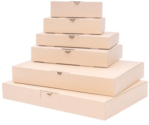 verpacking Maxibriefkartons 240 x 160 x 45 mm Maxibrief Braun MB 3 Innenmaß von 230 x 155 x 41 mm Versand Post Faltschachtel Versandschachtel Büchersendung - optimal geeignet für den Versand 25 Stück