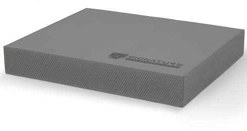 Fitvids Balance Pad, Rutschfestes Schaumstoff-Balance-Pad, professionelles Schaumstoff-Übungspad für Fitness, Stabilitätstraining und Physiotherapie, Grau