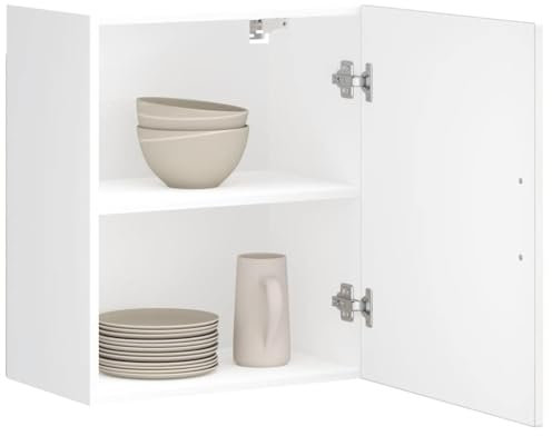 LAPOOH Küchen-Hängeschrank Porto Hochglanz-Weiß Holzwerkstoff, Hängeschrank Küche, Küchenschrank, Wall Cabinet, Oberschrank - 854041
