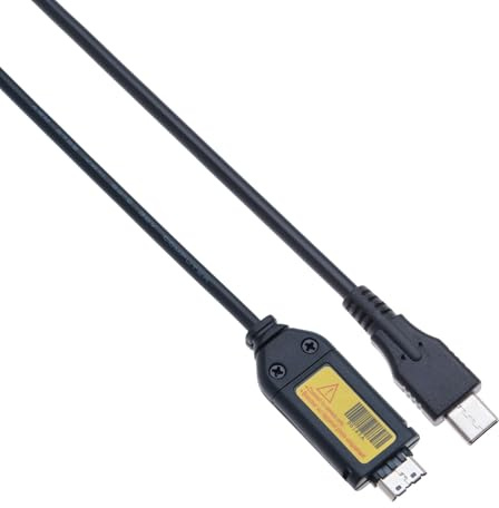Cable de Datos USBC a SUC Compatible con Cámaras Digitales Samsung (SUC-3 SUC-5 SUC-7) DSLR y Videocámaras Cable de Sincronización USBC de Alta Velocidad para PC, Portátil, Mac, Windows, Foto y Vídeo