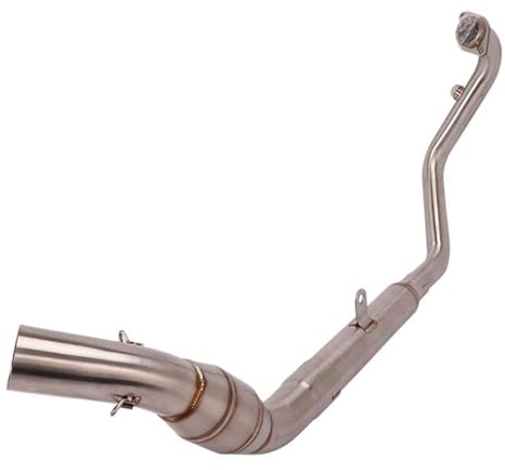 JBPIHZT Per CFMoto NK250 250SR 300NK NK300 300SS NK 250 300 Sistema Di Scarico Per Moto Escape Silenziatore Anteriore Slip On(Titanio)