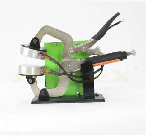 JOJIDE Transferpresse, Mini-2,8-Zoll-Dual-Heiz-Pressplatte, manuelle Kolophonium-Pressmaschine, 300 W, Temperaturrelung, tragbares Blumenwachs-Öl-Extraktionsset, Papiertüte
