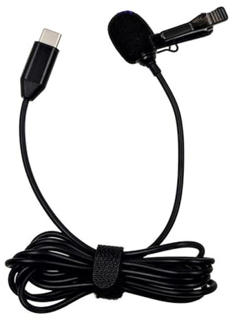 Qusinfc Lavaliers Microphones For Enhances Sound With Action Cameras Omnidirectional Pickup Omnidirectional Microphones