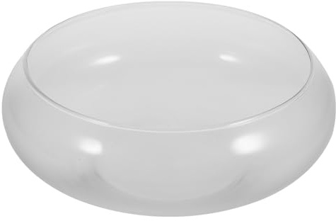 KESYOO Rundes Fischglas aus transparentem Glas, groß, für Wasserpflanzen, Hydrokultur, multifunktional, dekorative Fischschale für Schreibtisch und kleines Aquarium