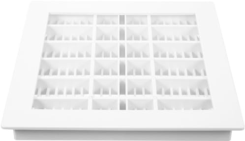 JOINPAYA Cubierta de Desagüe de Piscina Cuadrada 25.2x25.2 Cm, Pieza de Repuesto de Plástico Duradero, Tapa Protectora para Desagües Principales y Secundarios, Accesorio para Mantenimiento